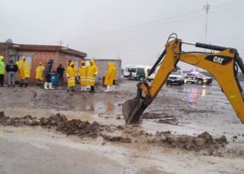 Lluvias traen consigo azolves en algunos puntos de Huamantla por acumulación de basura.