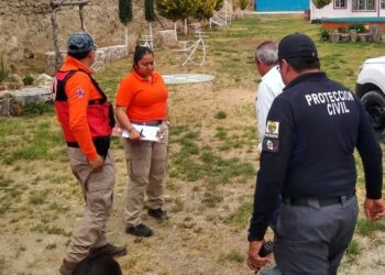 Trabajan áreas del ayuntamiento de Huamantla para salvaguardad la seguridad e integridad de los huamantlecos en temporada de lluvias.