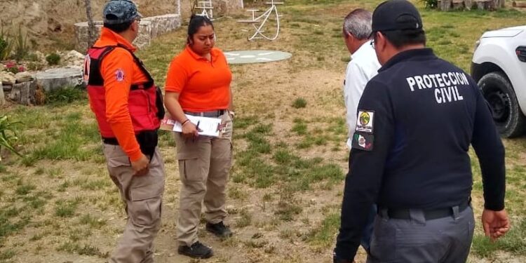 Trabajan áreas del ayuntamiento de Huamantla para salvaguardad la seguridad e integridad de los huamantlecos en temporada de lluvias.