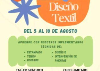 Invita Secretaría de Cultura de Tlaxcala y el Centro Cultural Huamantla a sumarse al “Taller de Diseño Textil”.