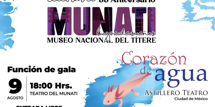 Celebrará Museo Nacional del Títere “Rosete Aranda” 33 Aniversario con función de gala.