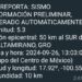 Se registran réplicas de sismos tras el acontecido la noche de este miércoles 25 de septiembre.