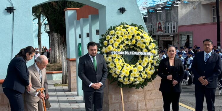 Conmemoran aniversario 490 de la fundación de Huamantla.