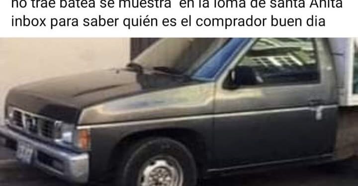 ¡Que cinismo! Roban camioneta en Huamantla y la ofertan en redes sociales.