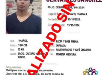 Tras estar en un bar de Apizaco, es localizado joven sin vid4 Tzompantepec.