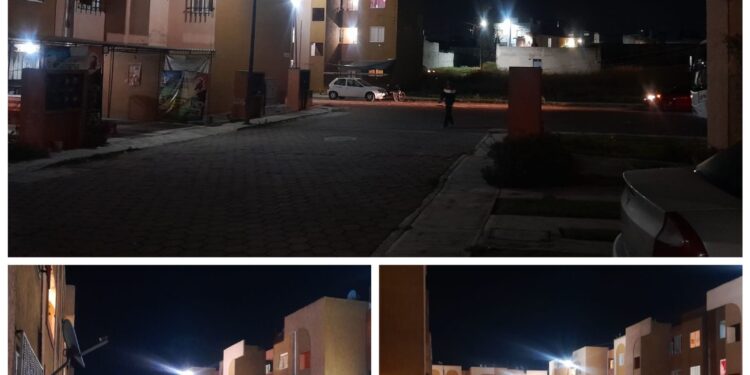 Reconocen vecinos del Fraccionamiento “El encanto” atención al cambio de luminarias.