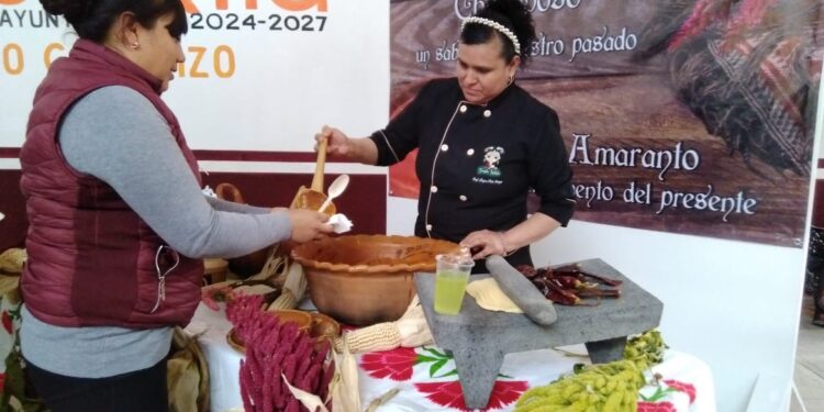 Realizan Muestra Gastronómica “Chilpoposo un sabor de Nuestro Pasado” y “Amaranto el alimento del presente” con motivo de la Celebración del 479 Aniversario de la Fundación de Cuapiaxtla.