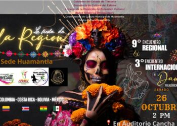 Invita Centro Cultural Huamantla este sábado 26 de octubre al Noveno Encuentro Regional y Tercer Encuentro Internacional de Danza Folklórica.
