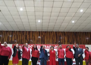 Toma de protesta del Consejo Directivo Municipal del Partido del Trabajo (PT) en Apizaco