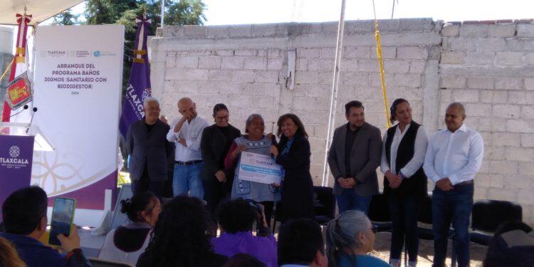 Arranca en Huamantla el Programa de Baños Dignos (Sanitario con Biodigestor) 2024.