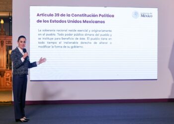 QUIENES VIOLAN EL ESTADO DE DERECHO SON ELLOS: PRESIDENTA CLAUDIA SHEINBAUM SOBRE ORDEN DE JUEZA PARA ELIMINAR LA REFORMA AL PODER JUDICIAL DEL DOF