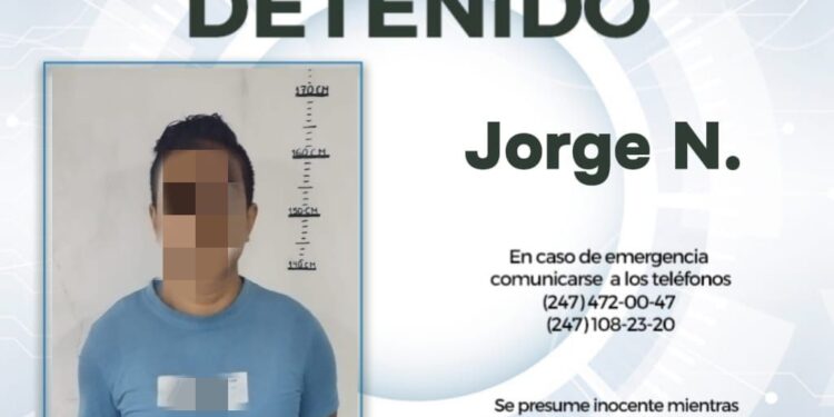 Detiene Policía Municipal de Huamantla a presunto ladrón en La Preciosa