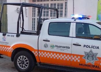 Huamantla: Policía resguarda zona donde se encontró cuerpo sin vida