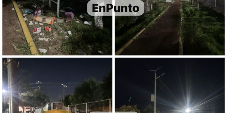 Vecinos solicitan mantenimiento de espacios públicos en Huamantla.