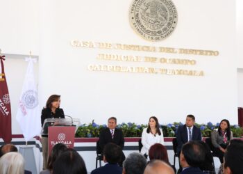 Destaca gobernadora Lorena Cuéllar compromiso con la justicia y la equidad.