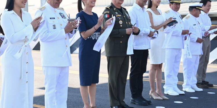 LA ARMADA DE MÉXICO ES UN BALUARTE DE LIBERTAD, INDEPENDENCIA Y DEMOCRACIA QUE CONTRIBUYE AL DESARROLLO NACIONAL: PRESIDENTA CLAUDIA SHEINBAUM