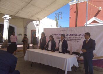 Imparte Dirección de Desarrollo Rural de Tlaxcala “Carrusel de Tecnomóviles” en Cuapiaxtla.