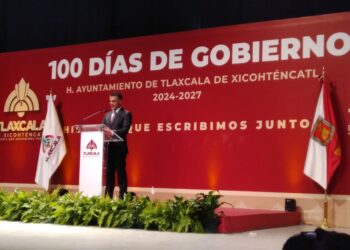 Rinde Presidente Municipal de Tlaxcala Informe de Actividades a 100 Días de Iniciar la Administración que Encabeza.