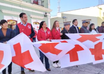 Cruz Roja Mexicana Delegación Huamantla da banderazo a Plan Invernal 2024