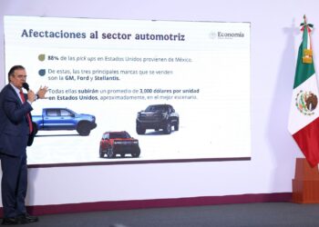 Sheinbaum y Ebrard dedican mañanera a Trump: le explican por qué arancel dañará a EU