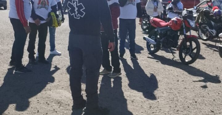 Brinda Dirección de Protección Civil de Cuapiaxtla Atención Prehospitalaria a peregrinos en su regreso a sus destinos.