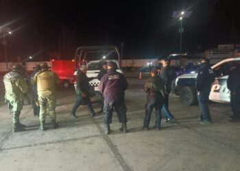 Participan en Operativo Interinstitucional realizado en Tequexquitla Corporaciones Federales de Seguridad .