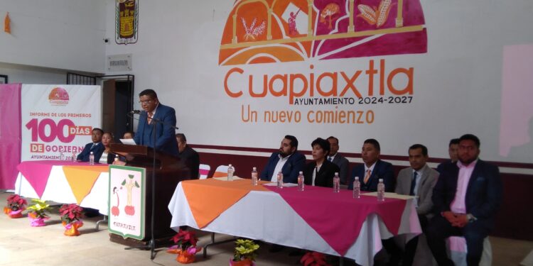 Trabajarán Integrantes de Gabinete de Presidenta de Cuapiaxtla para mejorar las condiciones del ayuntamiento.