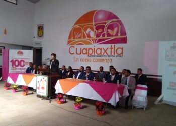 Realiza Presidenta Municipal de Cuapiaxtla Informe de 100 Días de Gobierno.