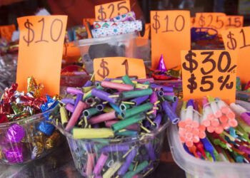 Realizan operativos en Huamantla contra la venta de pirotecnia. 