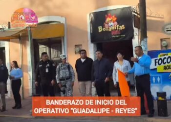 Dan Banderazo de inicio de Operativo Guadalupe – Reyes en el Municipio de Cuapiaxtla.