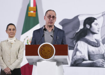 La Presidenta de México, Claudia Sheinbaum Pardo, encabeza laconferencia matutina: “Las mañaneras del pueblo”, en el Salón de Tesorería de Palacio