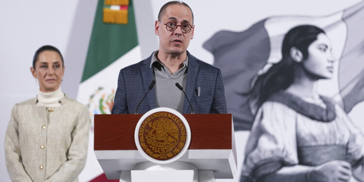 La Presidenta de México, Claudia Sheinbaum Pardo, encabeza laconferencia matutina: “Las mañaneras del pueblo”, en el Salón de Tesorería de Palacio