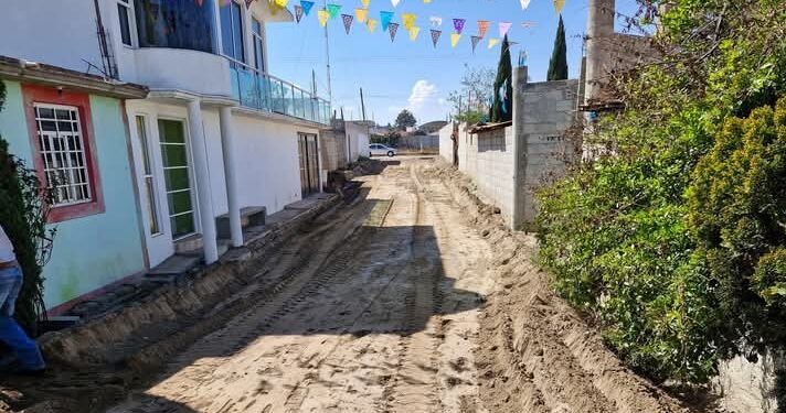 Inicia Obra en San Francisco Cuexcontzi, Cuapiaxtla.