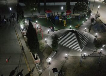 Concluye obra de instalación y rehabilitación de luminarias en el Municipio de Ixtenco.