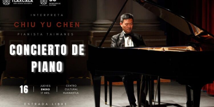 Invita Centro Cultural Huamantla este jueves 16 de enero a su “Concierto de Piano”.