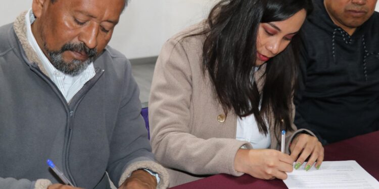 Firma Convenio Ayuntamiento de Ixtenco con Secretaría de Agricultura y Desarrollo Rural de Tlaxcala.