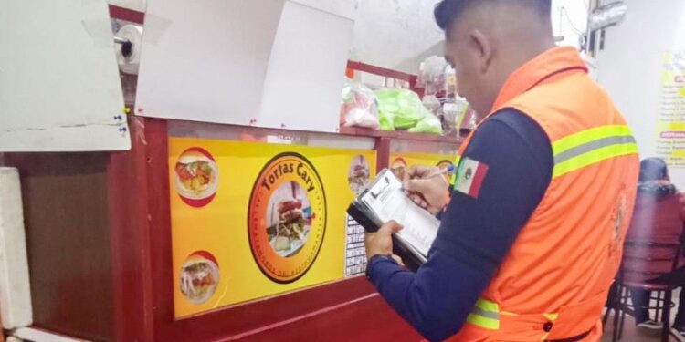 Supervisa Protección Civil de Huamantla Comercios para garantizar seguridad y buen servicio