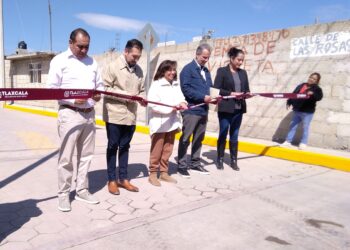 Realizan Entrega de Obra Gobernadora de Tlaxcala y Presidente de Huamantla.