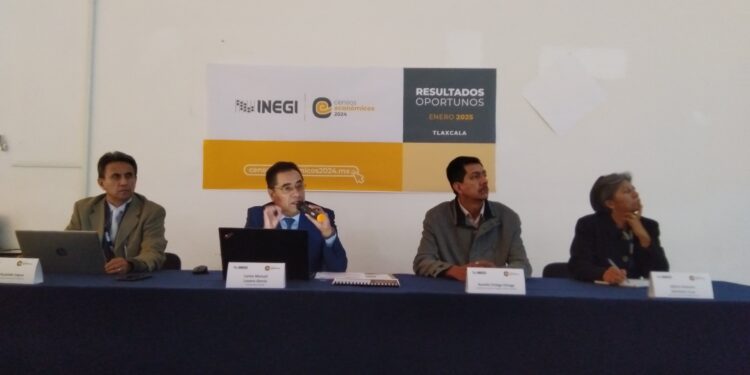 Realiza Instituto Nacional de Estadística y Geografía en Tlaxcala Presentación de Censos Económicos 2024.
