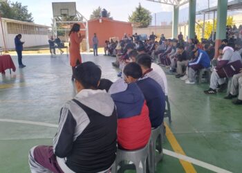 Título: “Conferencia sobre Ley Olimpia en la Escuela Secundaria No. 44 ‘Carlos Fuentes'”