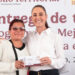 Sheinbaum entrega  tarjetas del Programa Mejoramiento de Vivienda para el Bienestar en EDOMEX