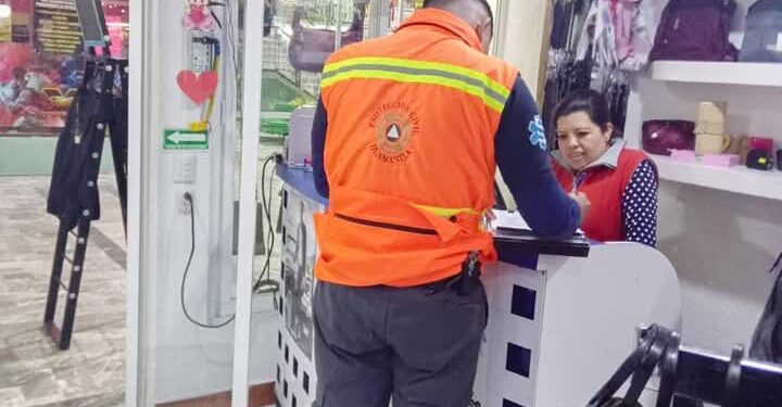 Realiza Coordinación de Protección Civil de Huamantla verificaciones a establecimientos para refrendos de licencias de funcionamiento.