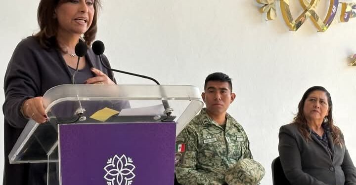Inaugura Gobernadora de Tlaxcala Centro de Comando y Control (C2) en El Carmen Tequexquitla.