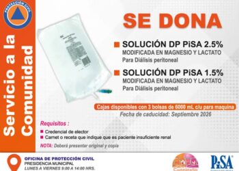 Agradece Ayuntamiento de Cuapiaxtla a familia donadora de medicamentos para enfermos renales.