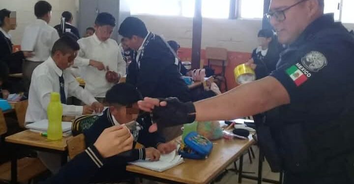 Trabaja Dirección de Seguridad Vialidad y Transporte de Tequexquitla de forma conjunta con Sector Educativo.