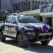 Entrega Alcaldesa de Tequexquitla Patrulla a Dirección de Seguridad Municipal.