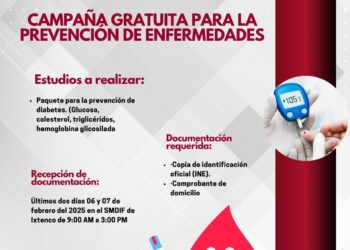 Invita Ayuntamiento de Ixtenco a pobladores para que aprovechen últimos días de campaña gratuita de prevención de enfermedades.
