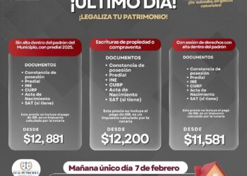 Hoy último día de campaña de “Escrituración a bajo costo” en Ixtenco.