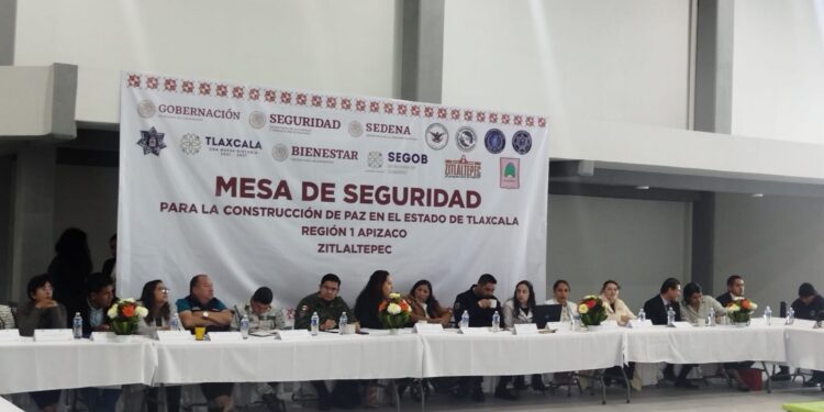 Zitlaltepec de Trinidad Sánchez Santos Sede de Mesa de Seguridad para la Construcción de Paz en el Estado de Tlaxcala.