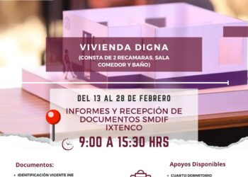 Ponen en marcha SOTyV Tlaxcala y DIF Municipal de Ixtenco Programa de Acceso a Vivienda Digna.